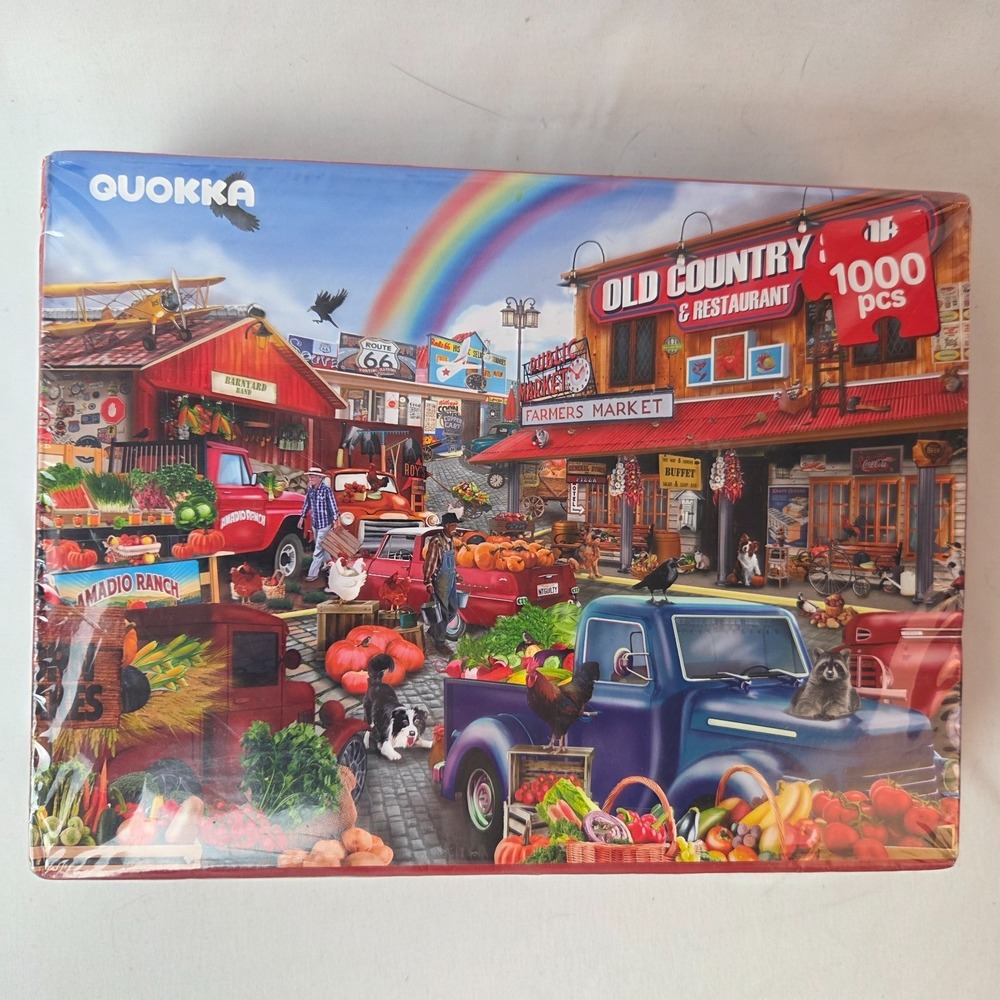 1000pc Farmer's Country Market Piece Jigsaw Puzzle Age 15+ OLD COUNTRY STORE 15z